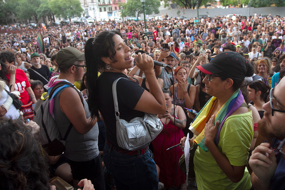 La Asamblea antifascista resolvió movilizar el 1 de febrero de Plaza de Mayo al Congreso, tras el ataque de Milei al colectivo LGBTIQ+