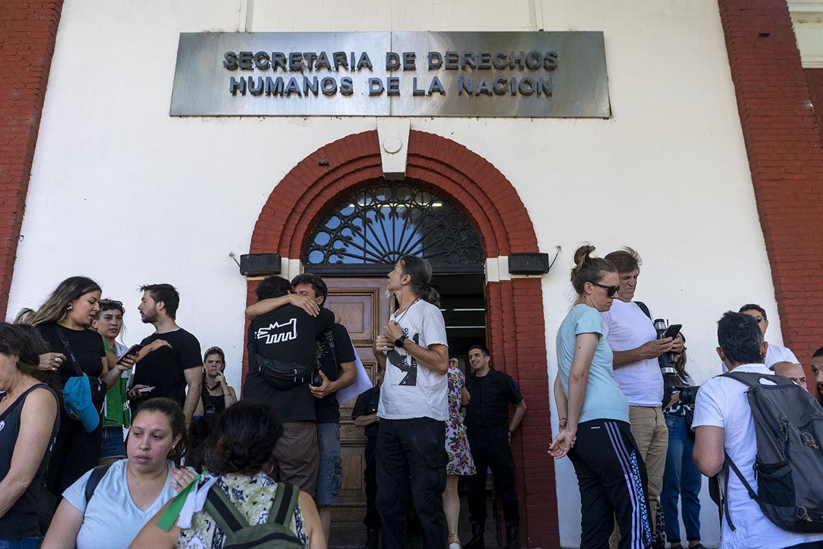 ATE realiza una asamblea en la ex Esma en rechazo al cierre del Centro de la Memoria Haroldo Conti