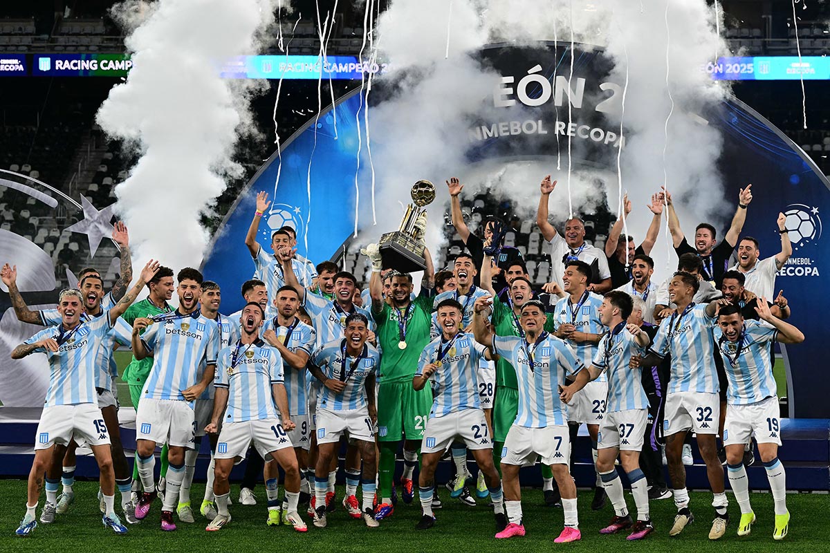 Racing tiene la receta para bajar brasileños: venció al Botafogo y se quedó con la Recopa Sudamericana