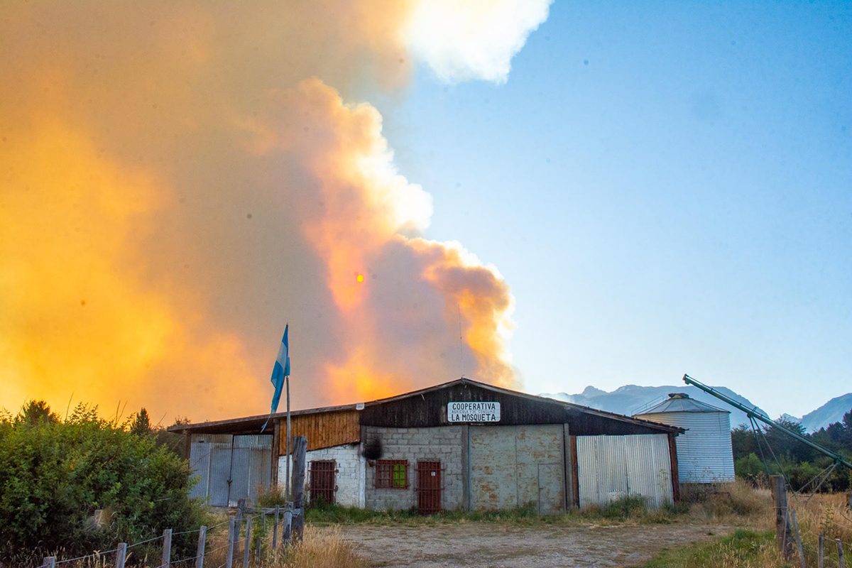 La motosierra del Gobierno nacional vació la lucha contra el fuego en la Patagonia