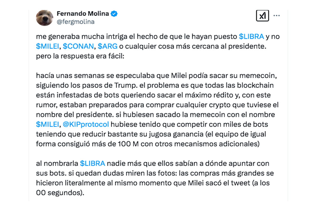 Difundieron el número final de la criptoestafa del viernes: 74.698 personas perdieron 286 millones de dólares