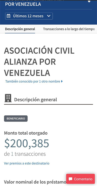 Venezolanos enriquecidos por la USAID en Argentina