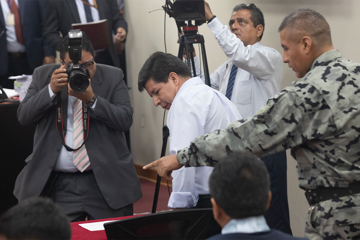 Perú: Pedro Castillo denuncia que el juicio en su contra es una farsa