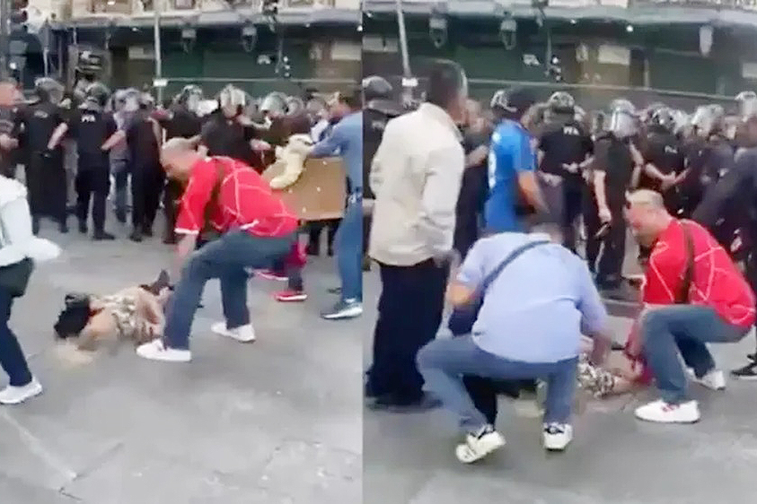 Beatriz Blanco, la jubilada golpeada por un policía en el Congreso: «El miércoles vuelve a marchar»